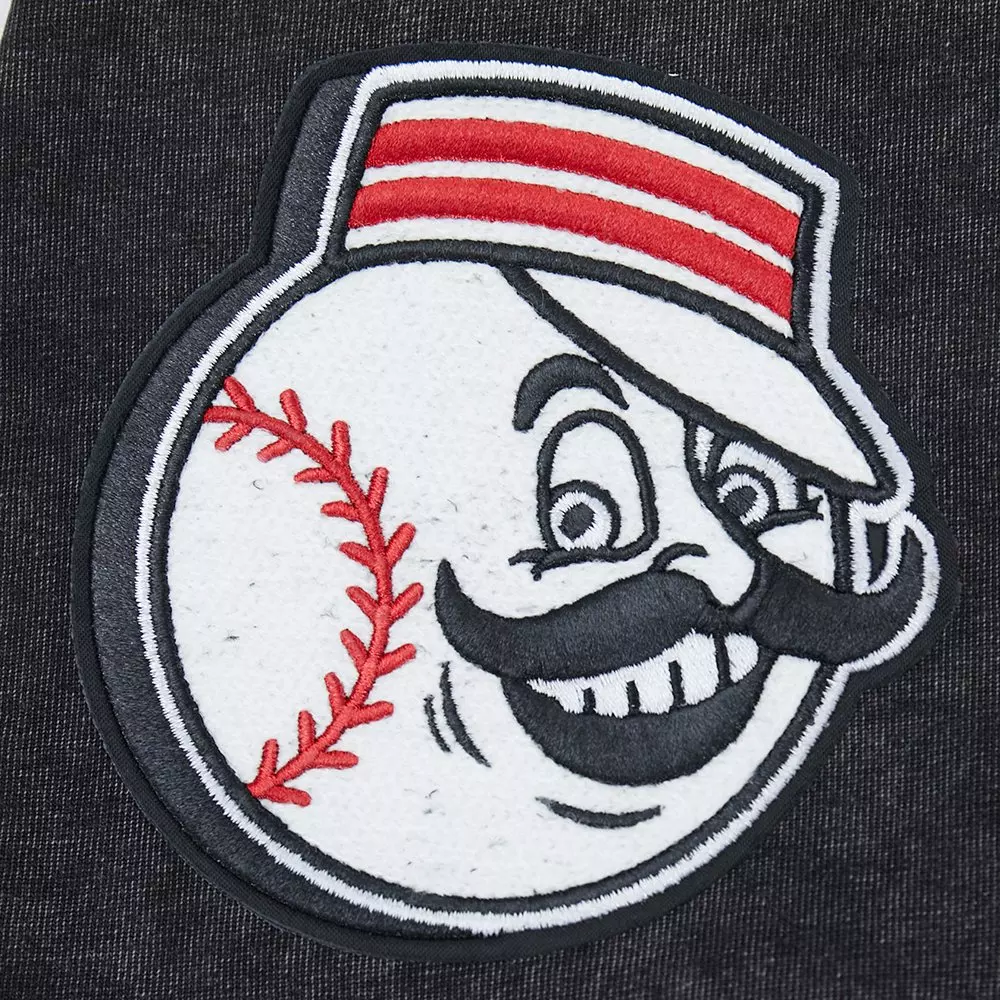 Pro Standard Cincinnati Reds Waves Roses Tee Shirt-Black - BLACK