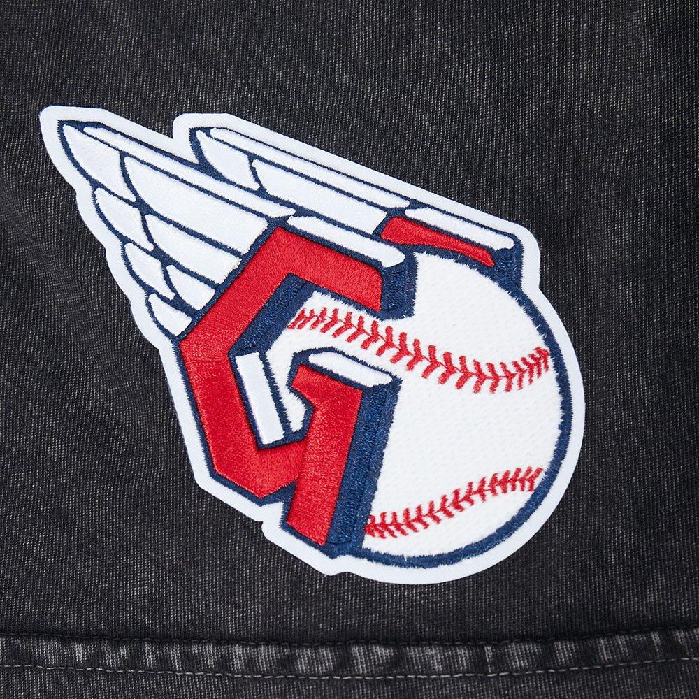 Pro Standard Cleveland Guardians Waves Roses Tee Shirt-Black - BLACK Thumbnail View 6