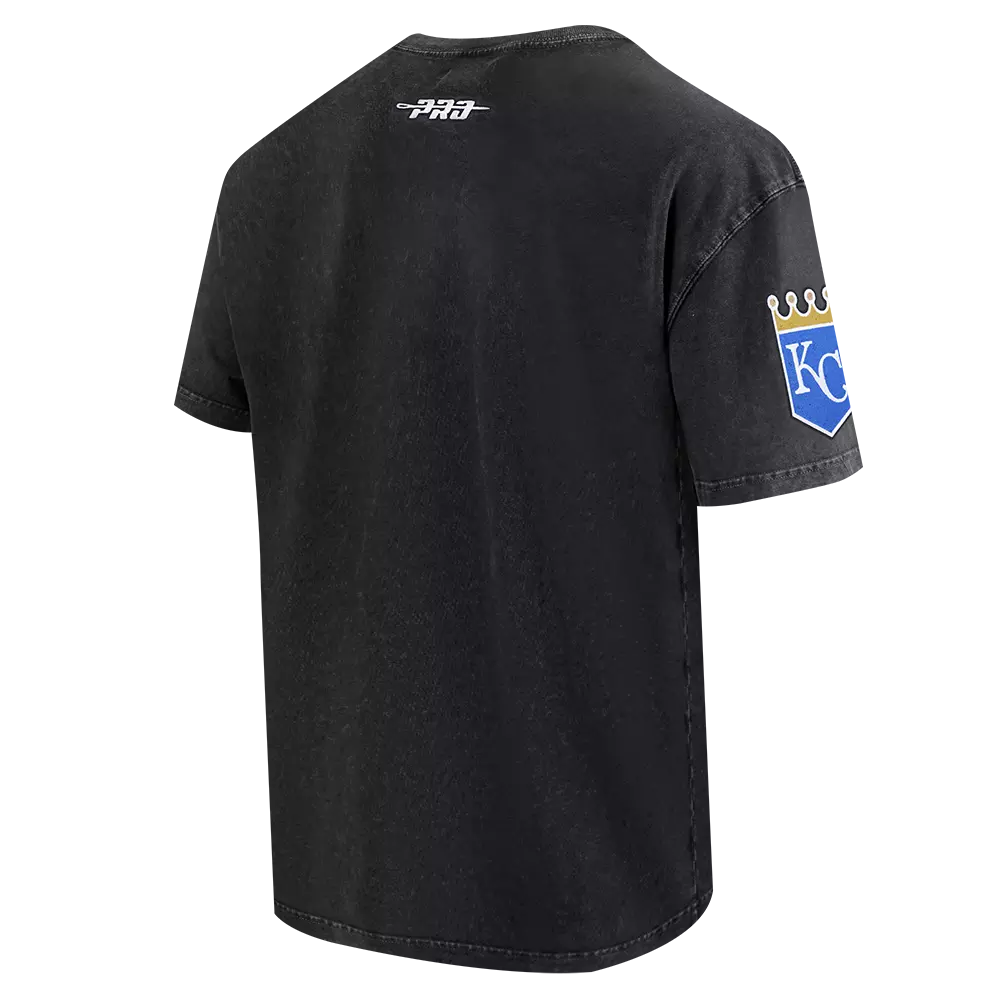 Pro Standard Kansas City Royals Waves Roses Tee Shirt-Black - BLACK