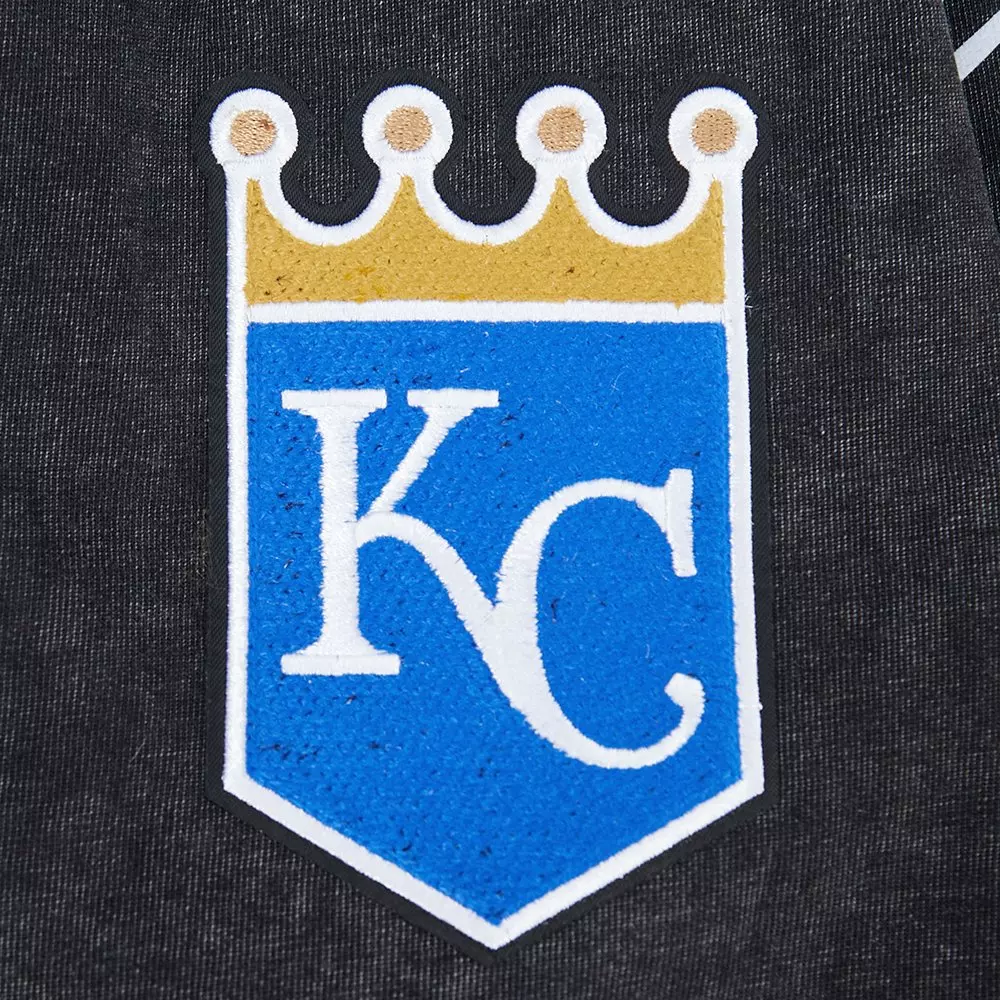 Pro Standard Kansas City Royals Waves Roses Tee Shirt-Black - BLACK