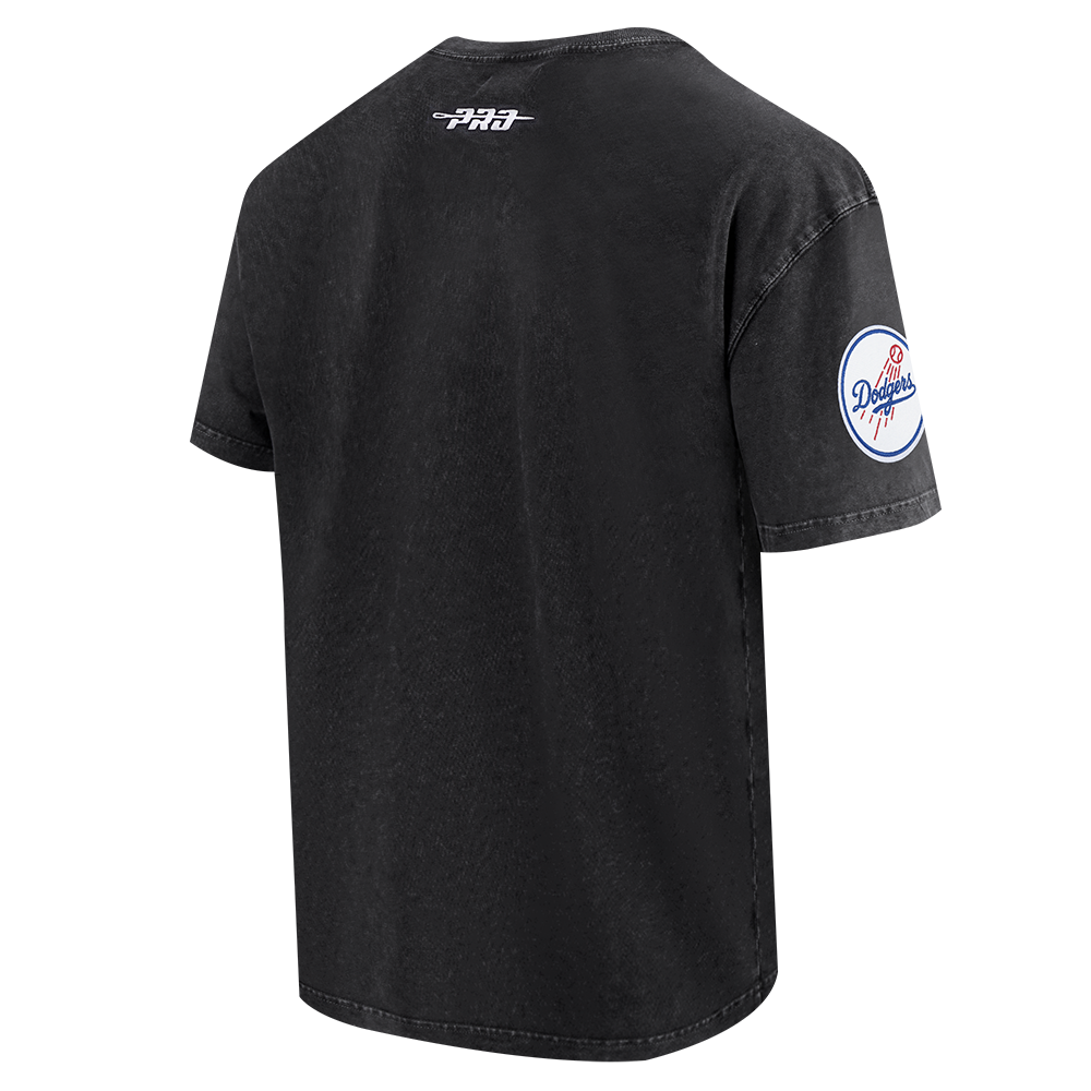 Pro Standard Los Angeles Dodgers Waves Roses Tee Shirt-Black - BLACK Thumbnail View 4