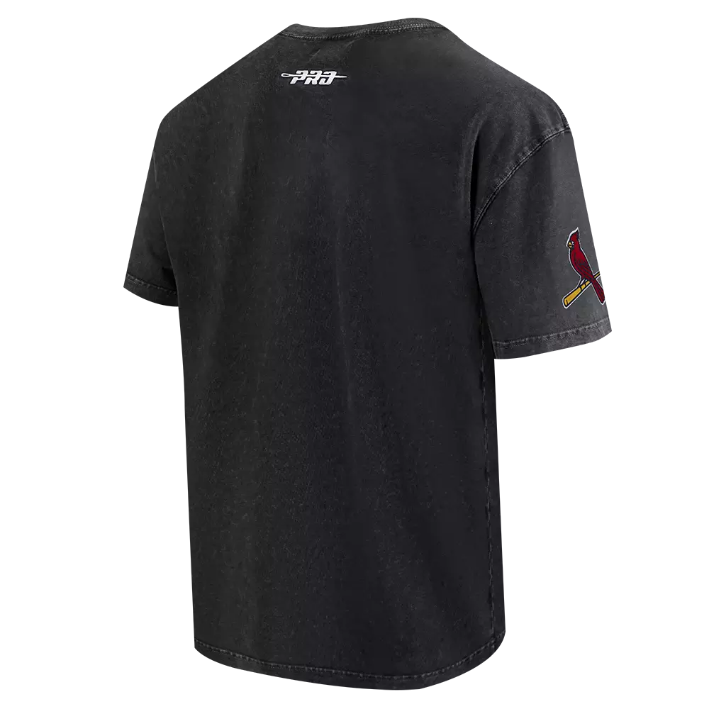 Pro Standard St. Louis Cardinals Waves Roses Tee Shirt-Black - BLACK
