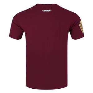 Pro Standard Cleveland Cavaliers Fire Roses Tee Shirt-Maroon