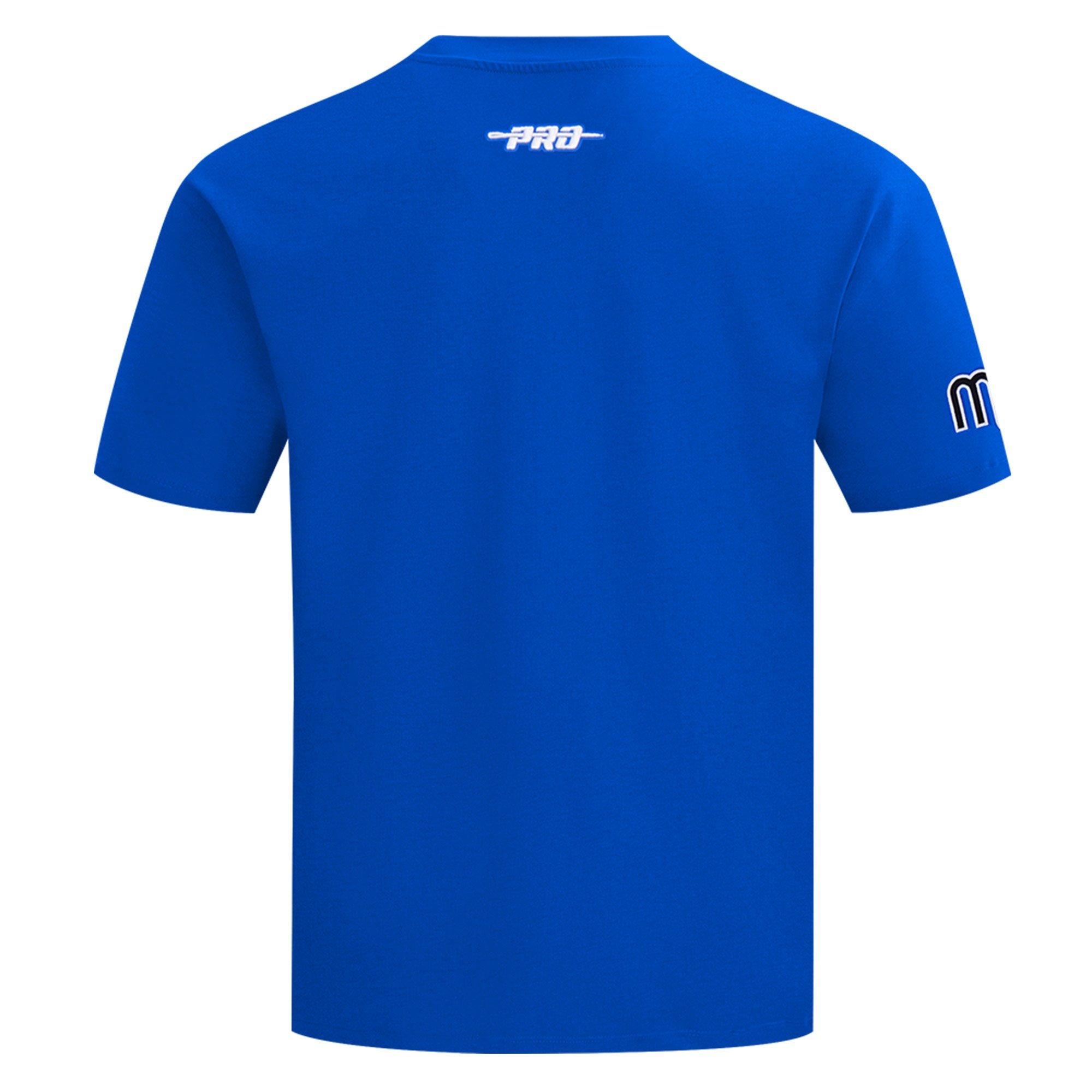 Pro Standard Dallas Mavericks Fire Roses Tee Shirt-Blue - BLUE Thumbnail View 2