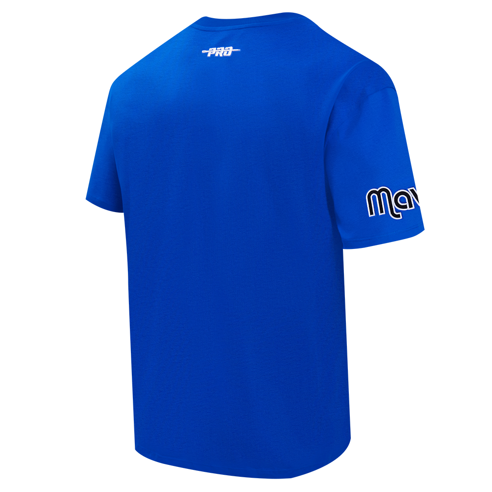 Pro Standard Dallas Mavericks Fire Roses Tee Shirt-Blue - BLUE Thumbnail View 4