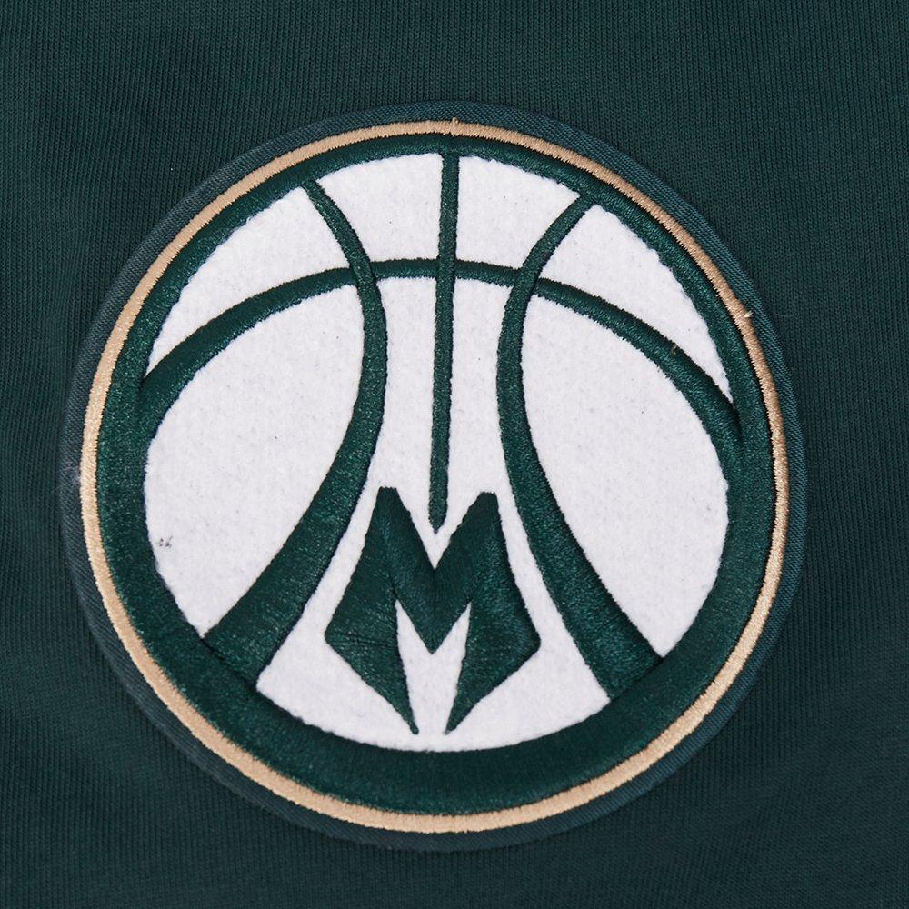 Pro Standard Milwaukee Bucks Fire Roses Tee Shirt-Green - GREEN Thumbnail View 6