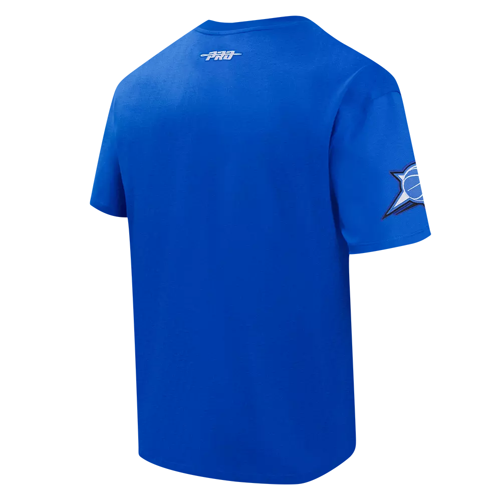Pro Standard Orlando Magic Fire Roses Tee Shirt-Blue - BLUE