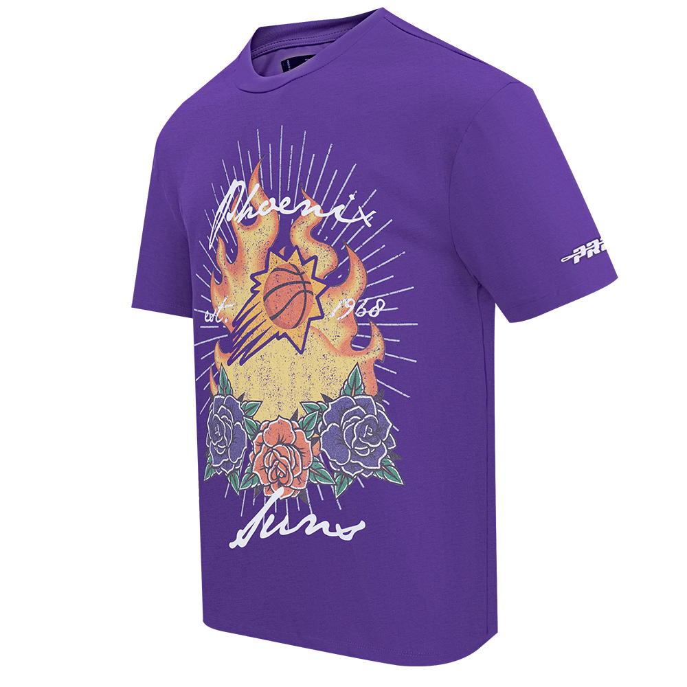 Pro Standard Phoenix Suns Fire Roses Tee Shirt-Purple - PURPLE Thumbnail View 3