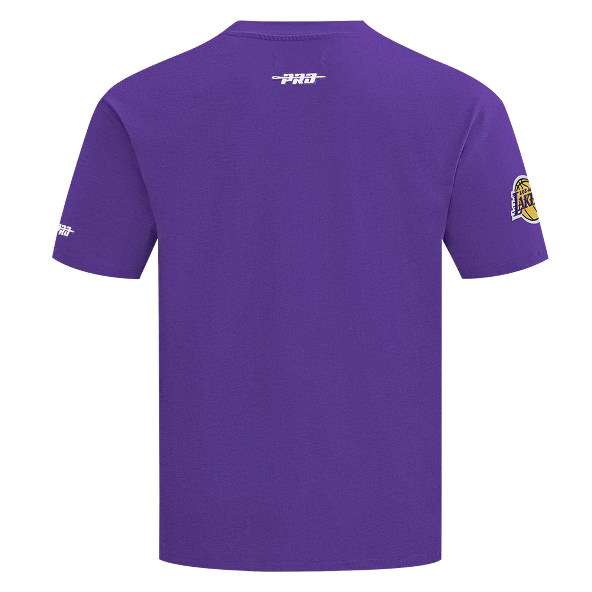 Pro Standard Los Angeles Lakers Fire Roses Tee Shirt-Purple - PURPLE Thumbnail View 2