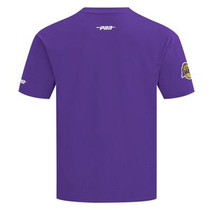 Pro Standard Los Angeles Lakers Fire Roses Tee Shirt-Purple