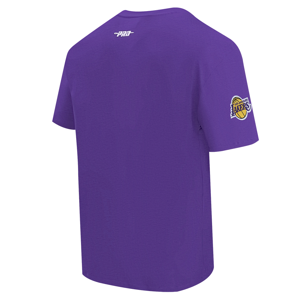Pro Standard Los Angeles Lakers Fire Roses Tee Shirt-Purple - PURPLE Thumbnail View 4