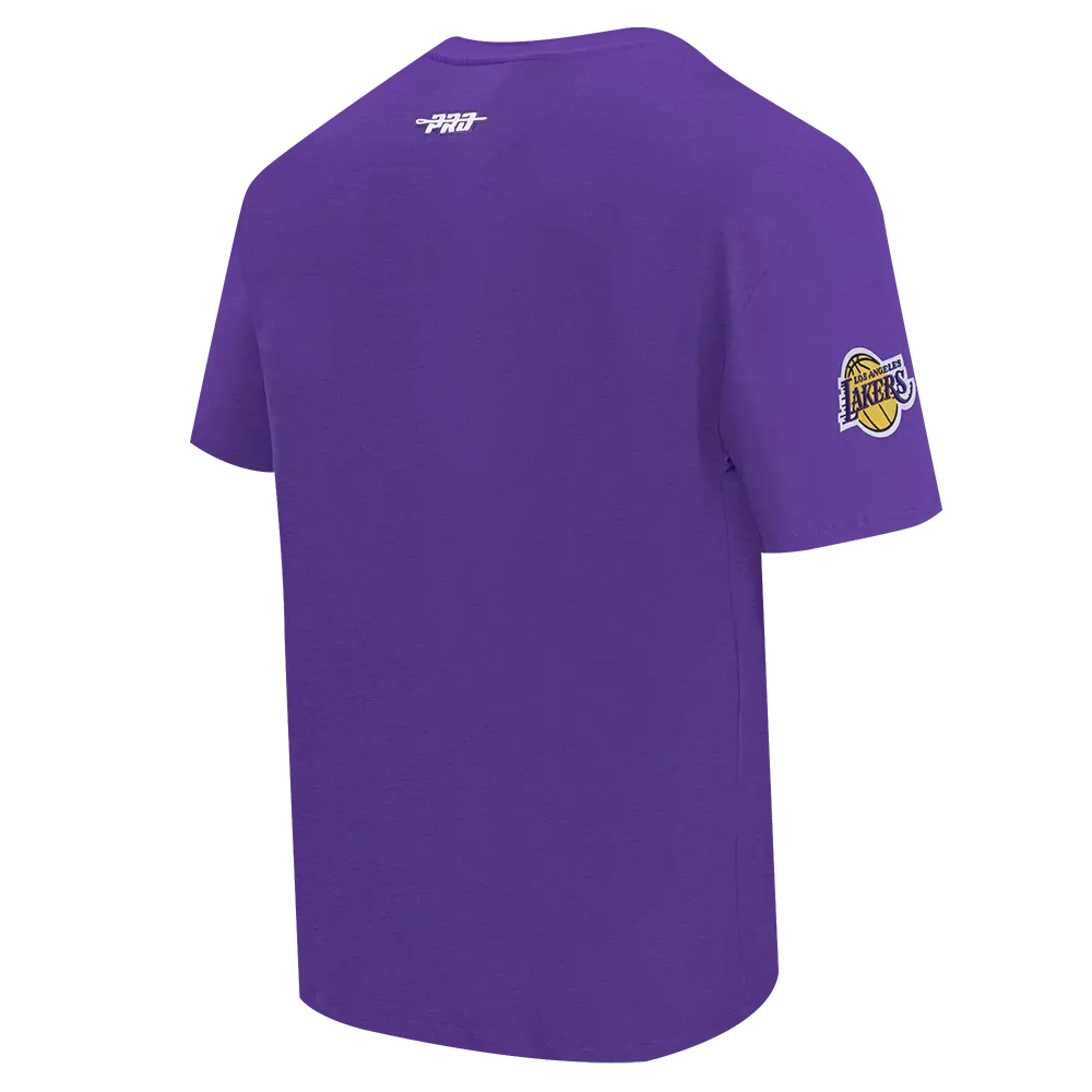 Pro Standard Los Angeles Lakers Fire Roses Tee Shirt-Purple - PURPLE