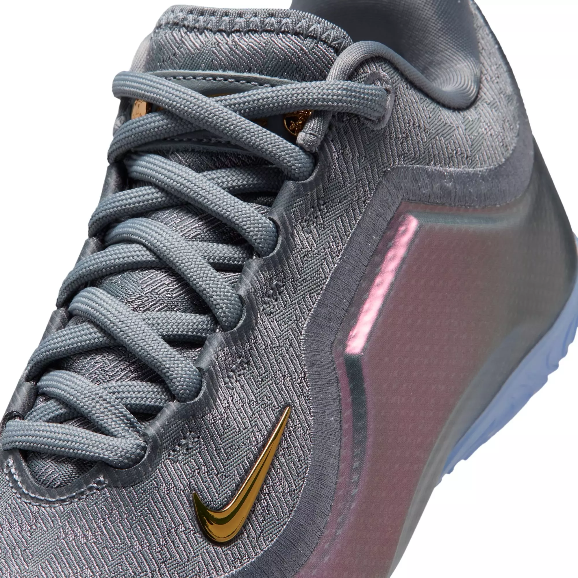 LeBron XXIII "Shut Up And Dribble" Grade School Boys' Basketball Shoe - GREY/BLACK