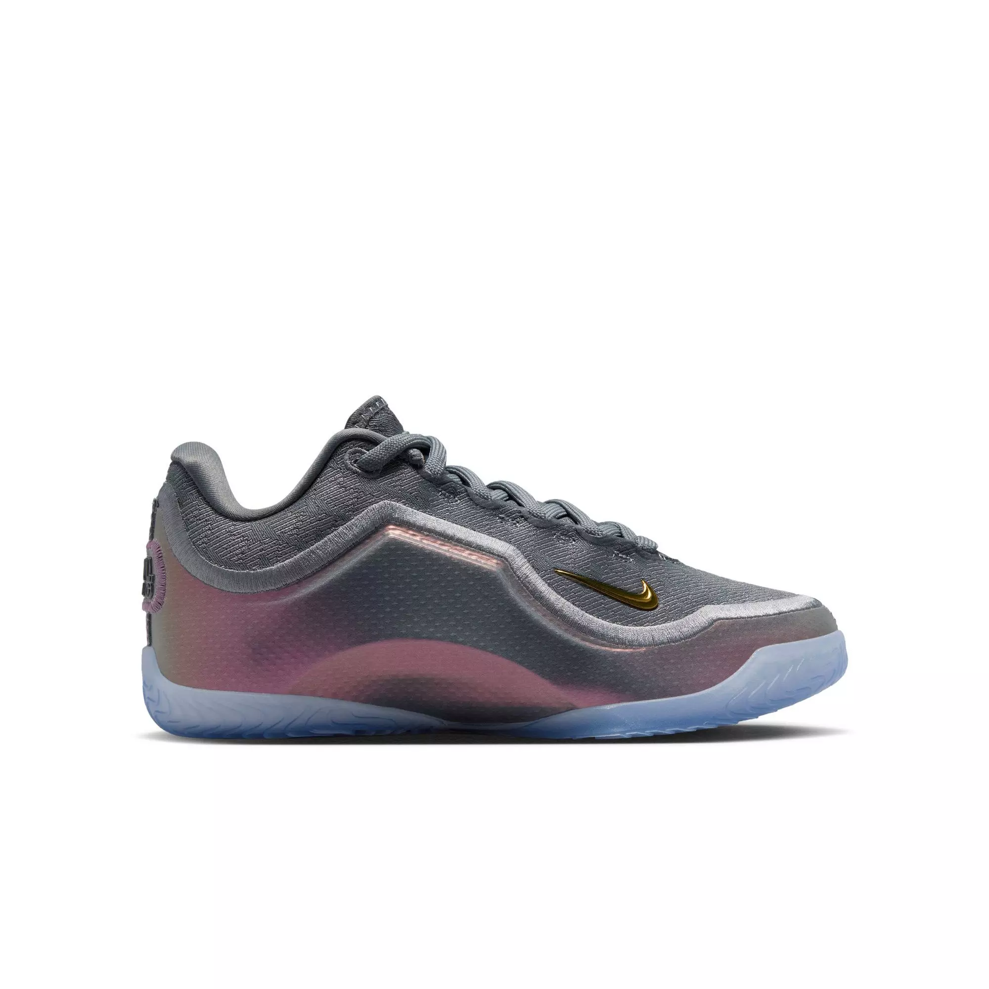 LeBron XXIII "Shut Up And Dribble" Grade School Boys' Basketball Shoe - GREY/BLACK