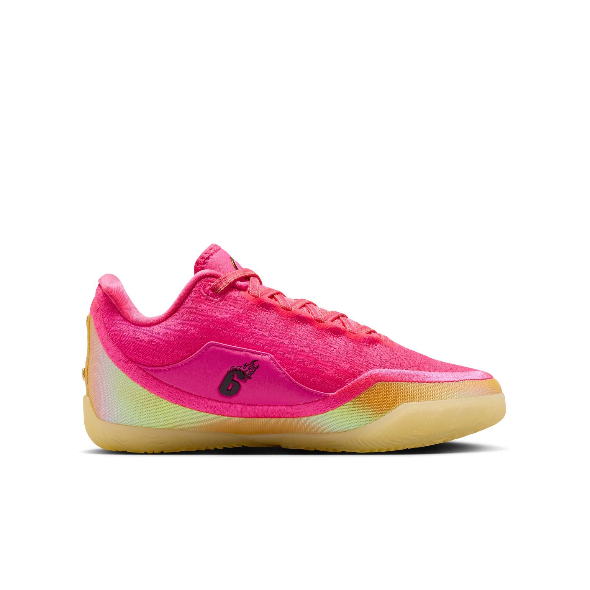 Nike LeBron XXIII "Good Intentions" Big Kids' Basketball Shoe - HYPER PINK/BLACK-ALABASTER-BLACK Thumbnail View 2