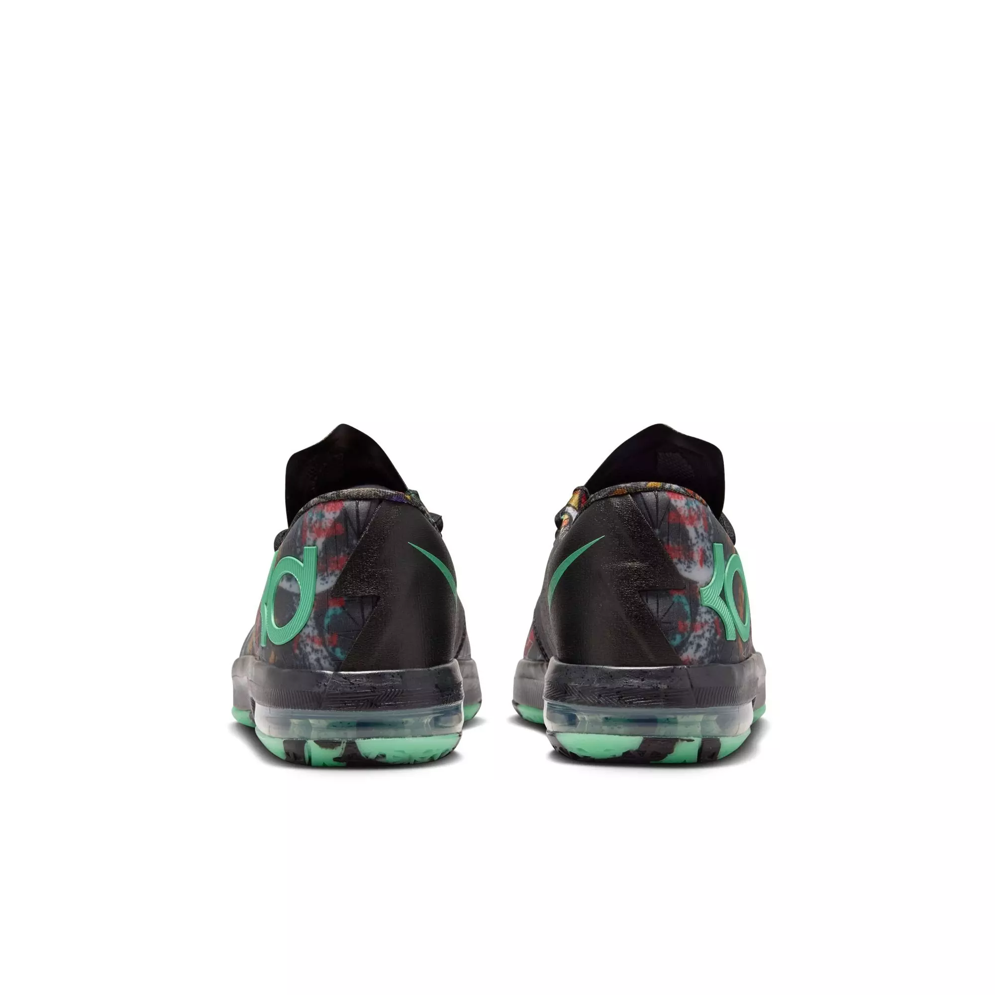 Nike Zoom KD 6 "All-Star Illusion" Grade School Kids' Basketball Shoe - GREEN GLOW/BLACK
