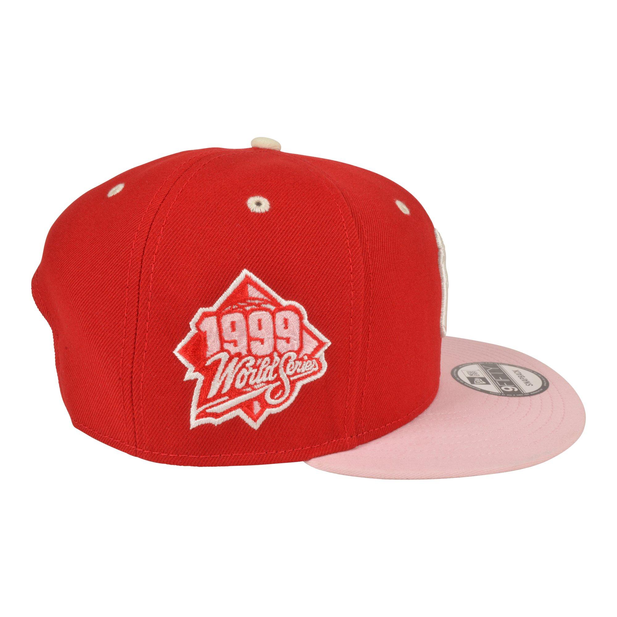 New Era New York Yankees 9FIFTY Heart Snapback Hat - Red/Pink - RED/PINK Thumbnail View 4