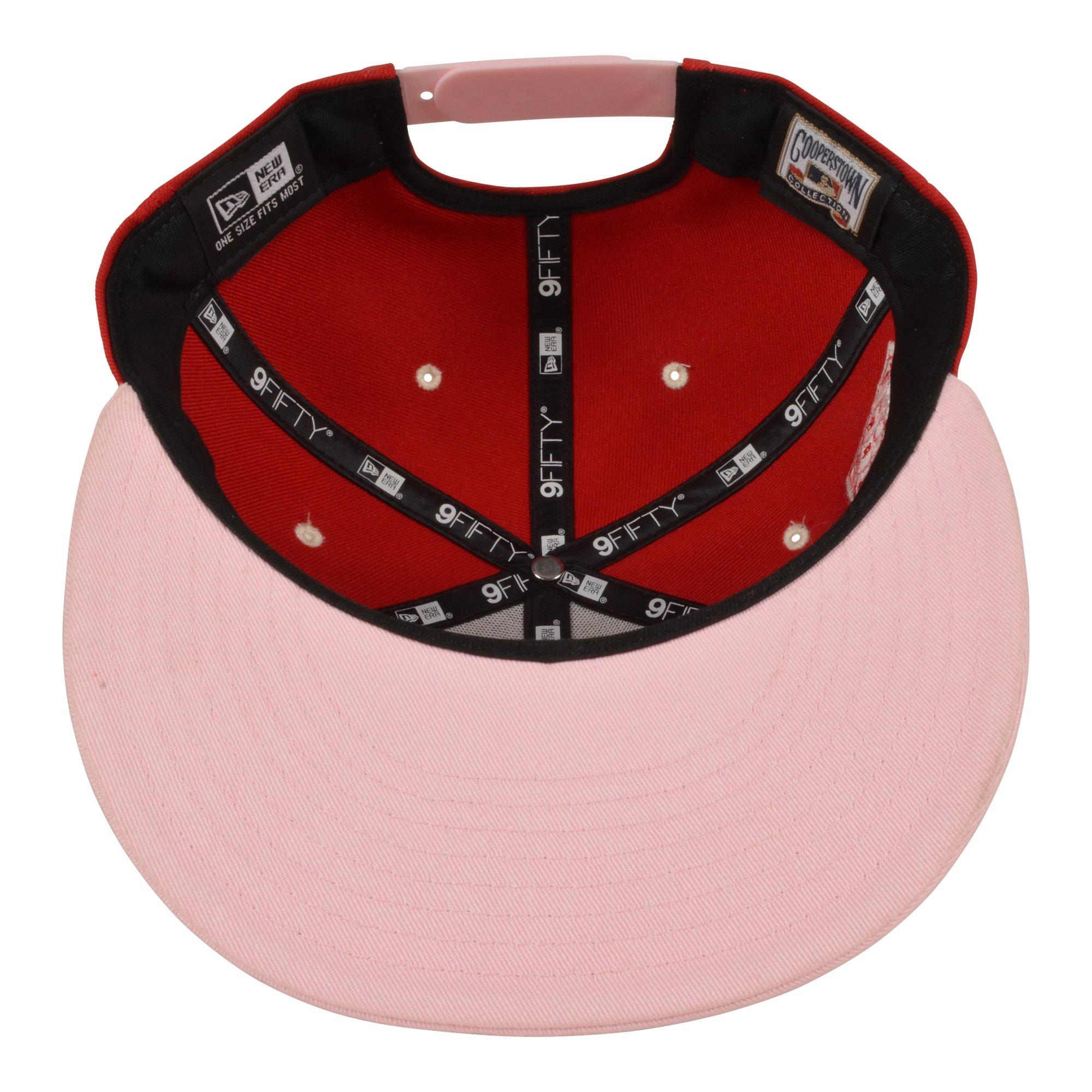 New Era New York Yankees 9FIFTY Heart Snapback Hat - Red/Pink - RED/PINK Thumbnail View 5