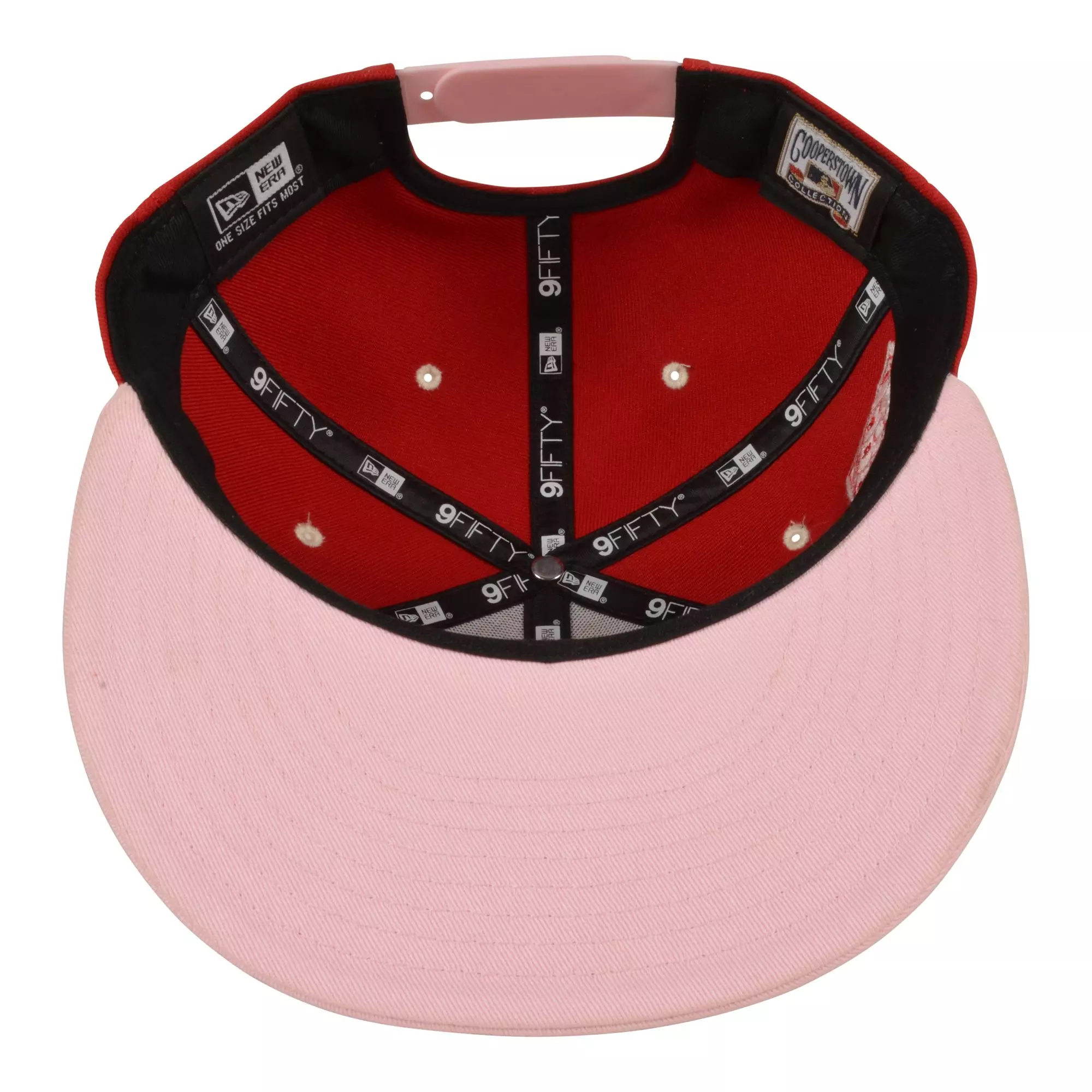 New Era New York Yankees 9FIFTY Heart Snapback Hat-Red/Pink - RED/PINK