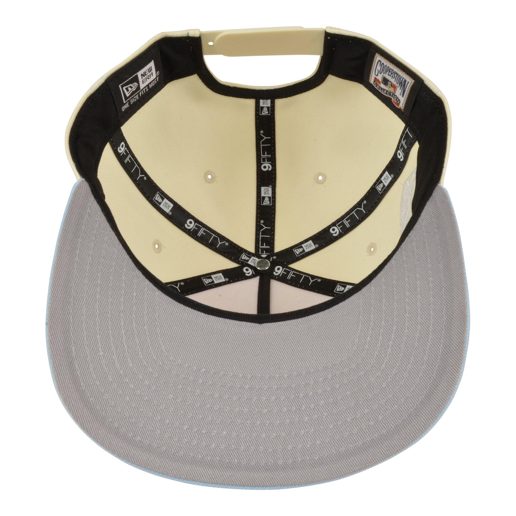 New Era Los Angeles Dodgers 9FIFTY A-Frame Roses Snapback Hat - Light Blue - LT BLUE Thumbnail View 5