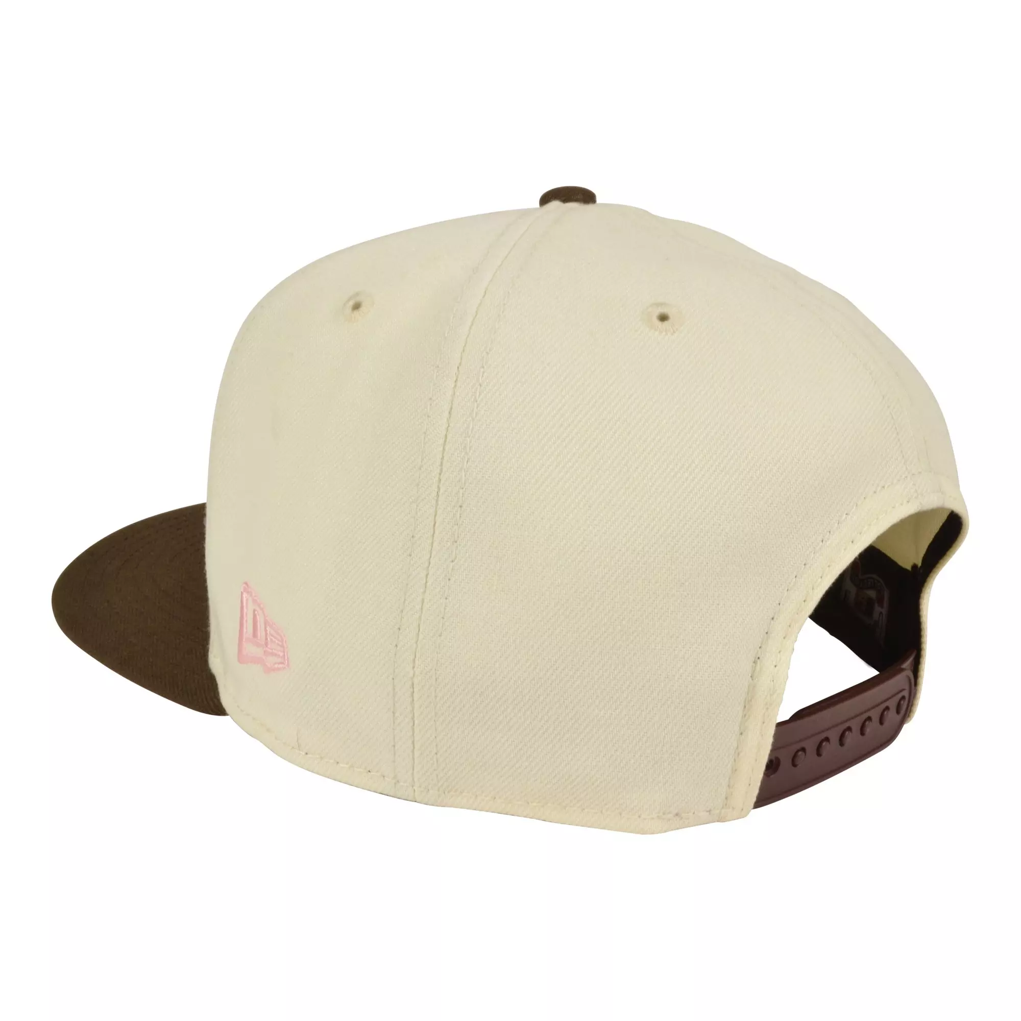 New Era Los Angeles Dodgers 9FIFTY A-Frame Roses Snapback Hat-Brown/Pink - BROWN/PINK