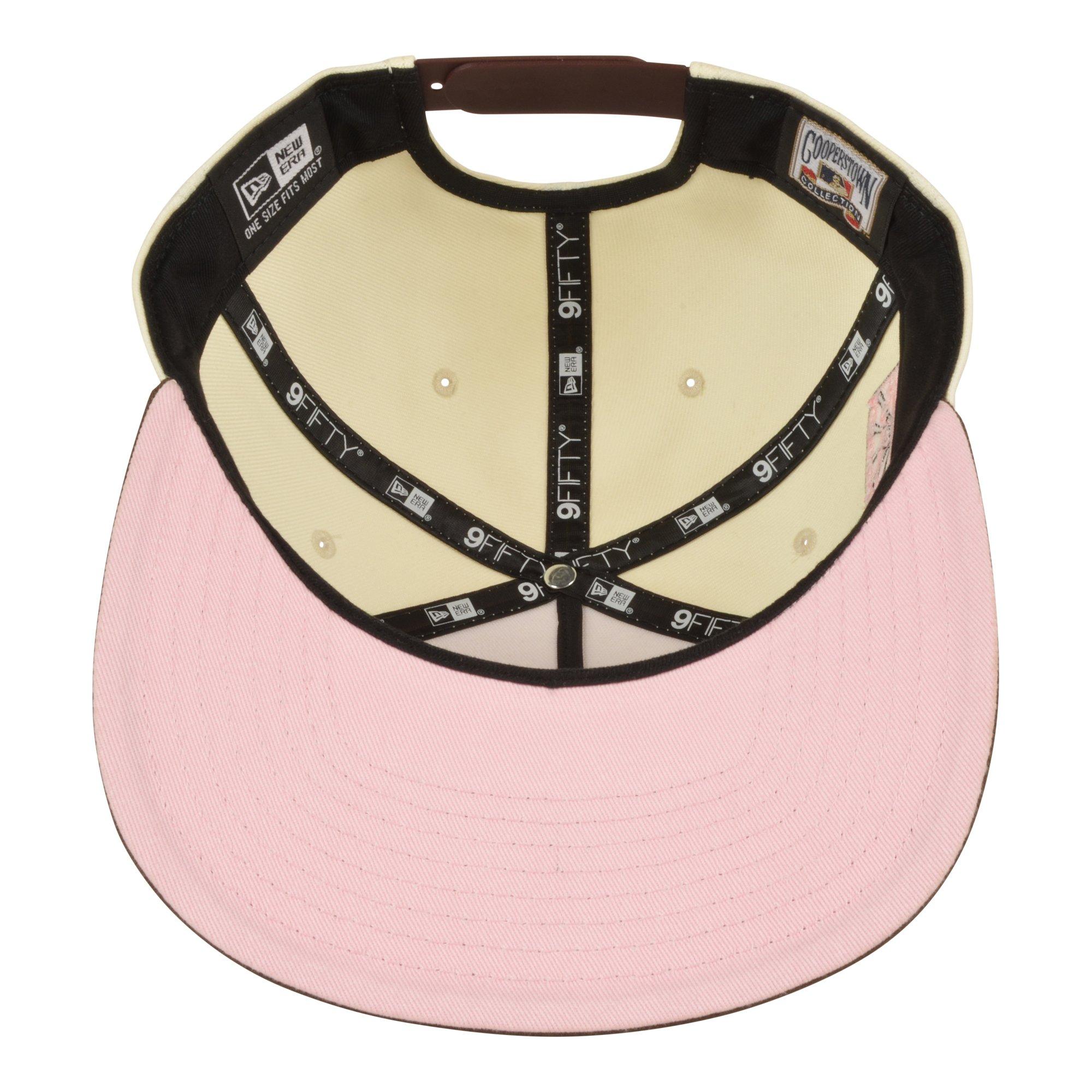 New Era Los Angeles Dodgers 9FIFTY A-Frame Roses Brown/Pink Snapback Hat