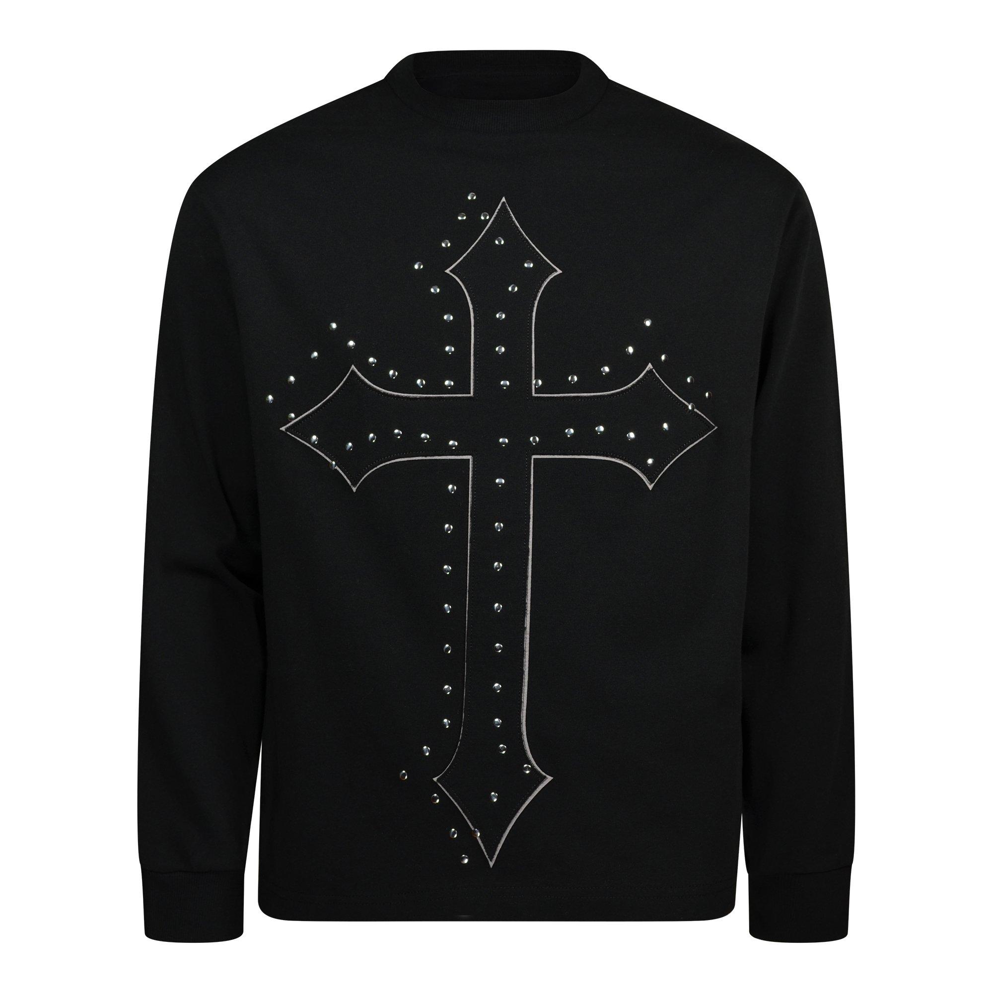 Almost Human Men's Reflection Of Us Longsleeve Tee - Black - BLACK Thumbnail View 1