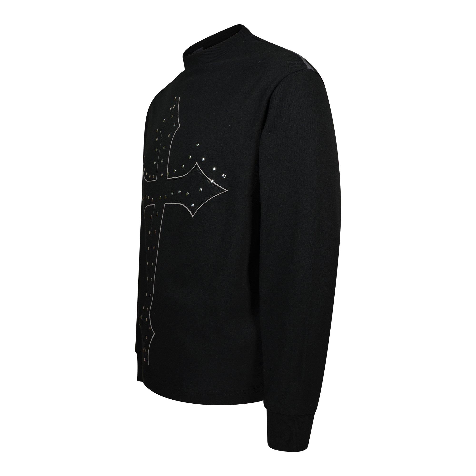 Almost Human Men's Reflection Of Us Longsleeve Tee - Black - BLACK Thumbnail View 3