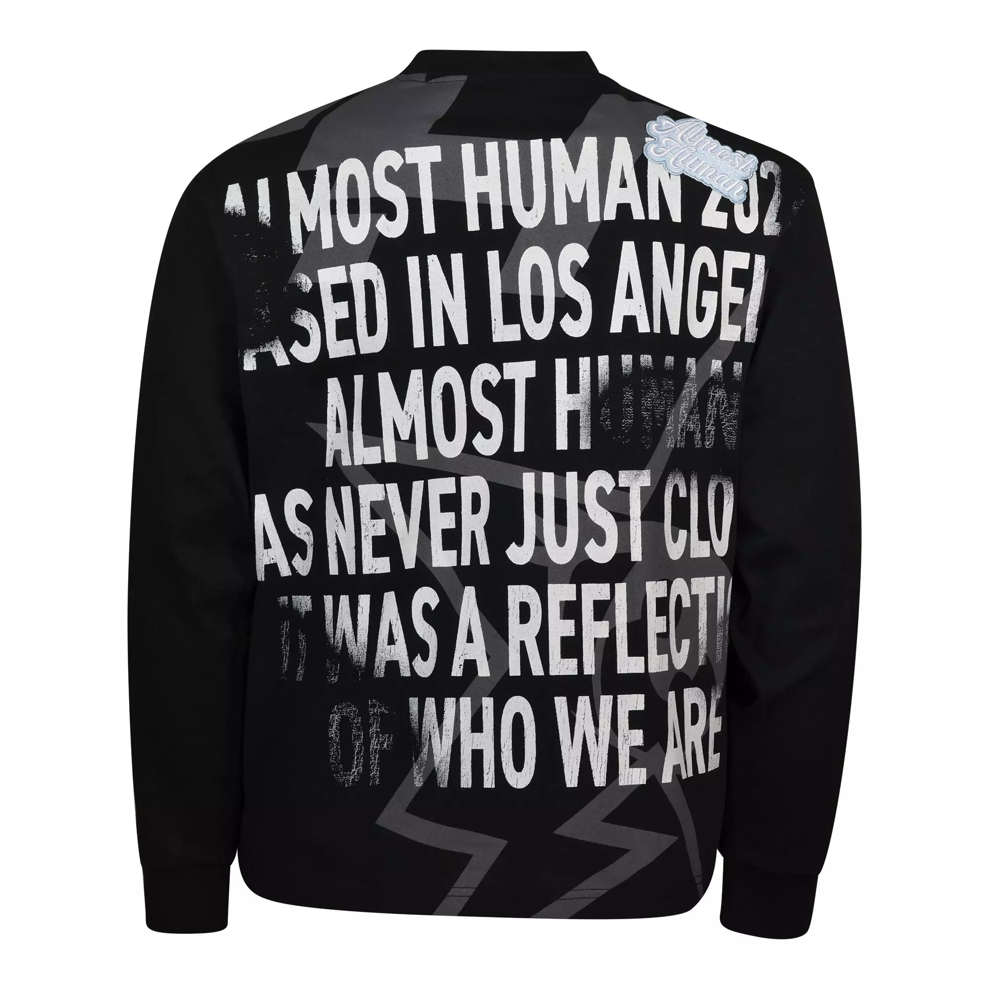 Almost Human Men's Reflection Of Us Longsleeve Tee - Black - BLACK