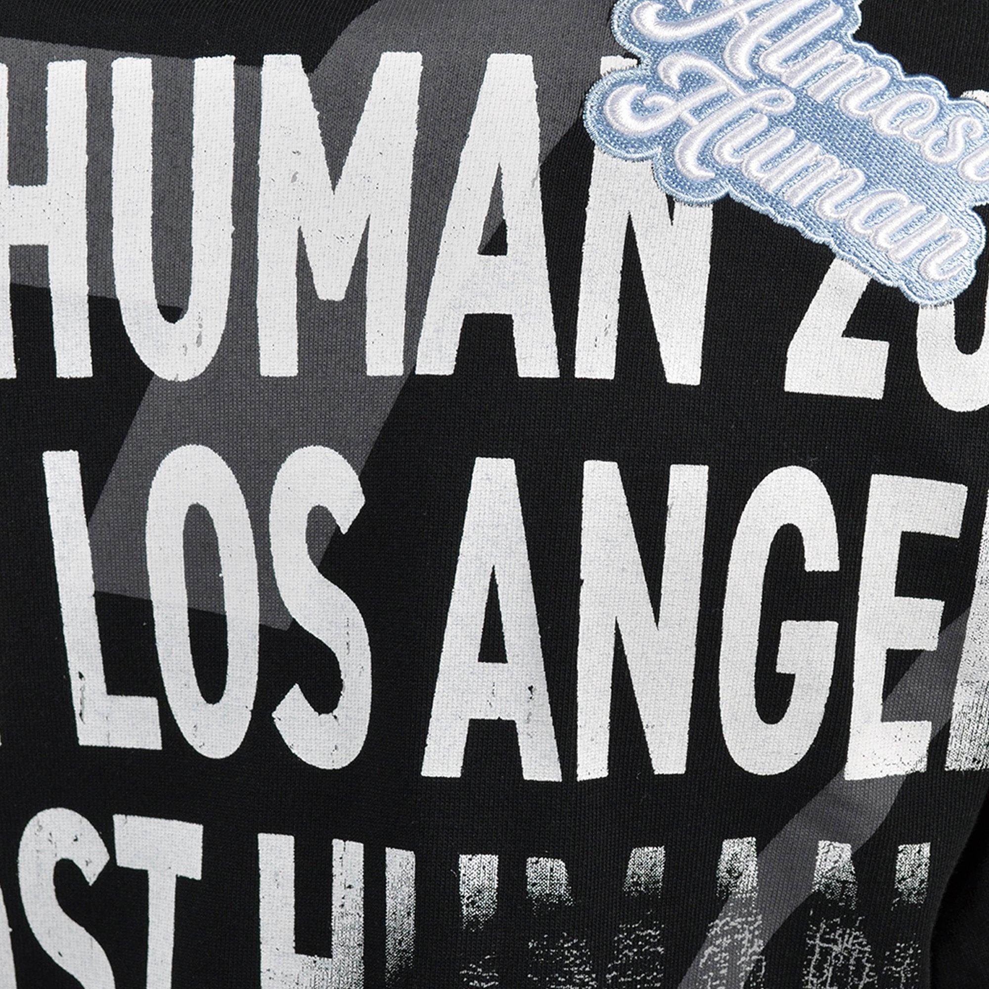 Almost Human Men's Reflection Of Us Longsleeve Tee - Black - BLACK Thumbnail View 4