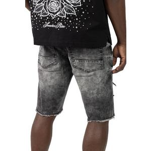 Smoke Rise Men's Argon Black Denim Shorts