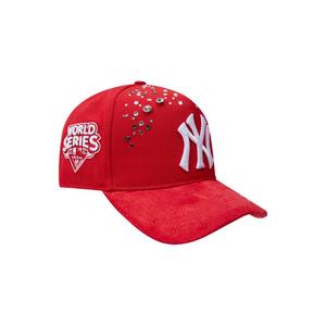 Pro Standard New York Yankees Iced Out Snapback Hat-Red