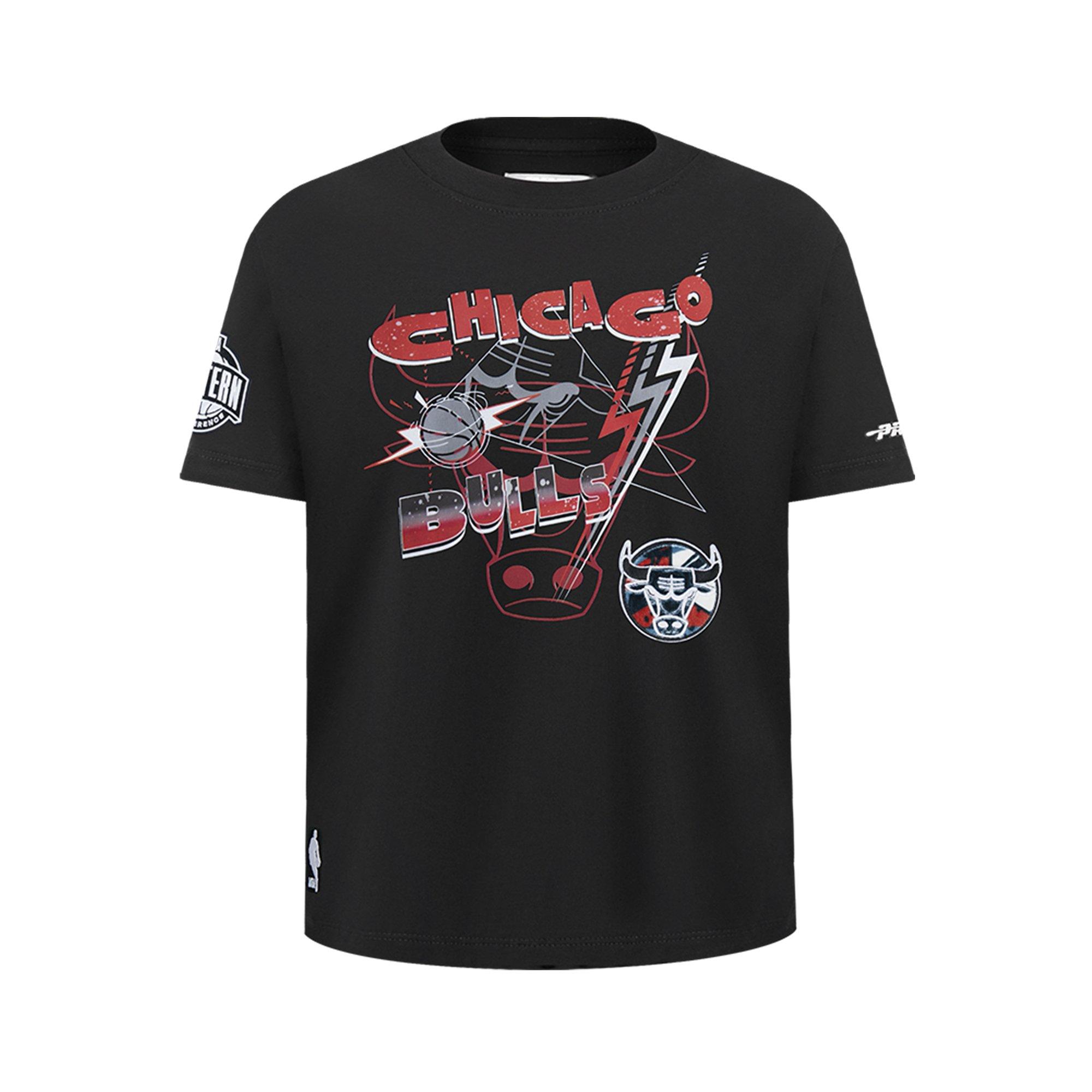 Chicago Bulls Big Boys Splatter Drop Shoulder Tee | Hibbett