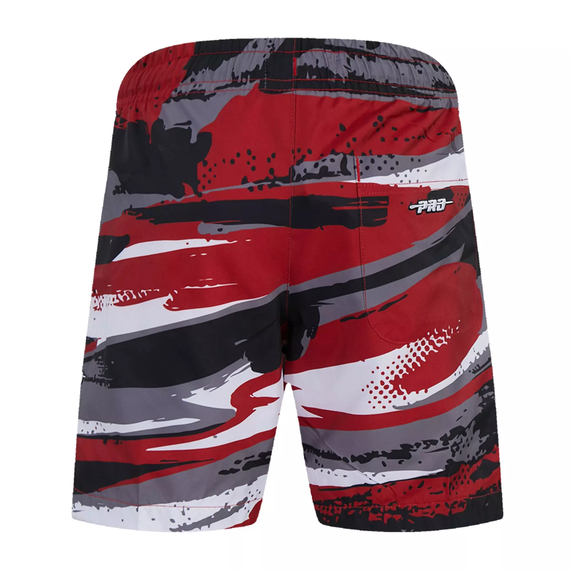 Pro Standard Chicago Bulls Big Boys All Over Print Splatter Woven Shorts - Red - RED