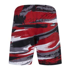 Pro Standard Chicago Bulls Big Boys All Over Print Splatter Woven Shorts-Red