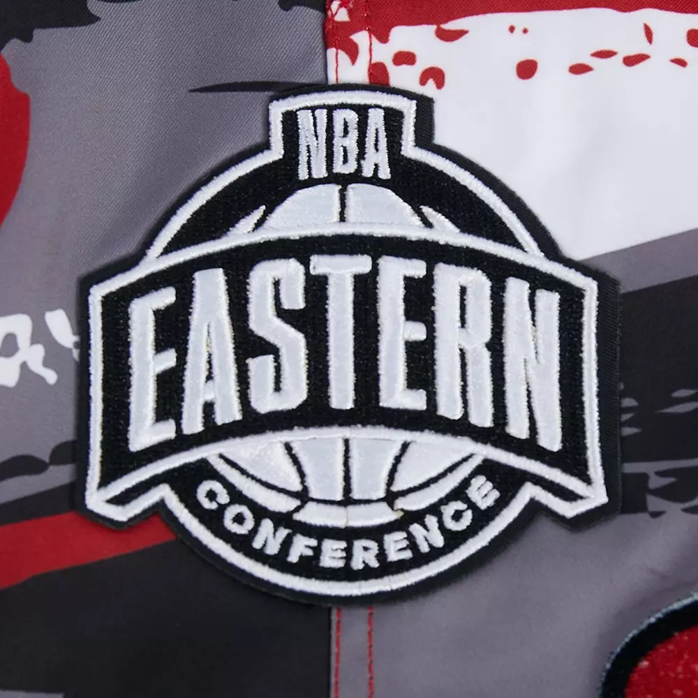 Pro Standard Chicago Bulls Big Boys All Over Print Splatter Woven Shorts - Red - RED