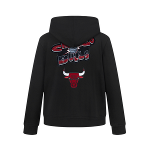 Pro Standard Chicago Bulls Big Boys Splatter Fleece Pullover Hoodie-Black