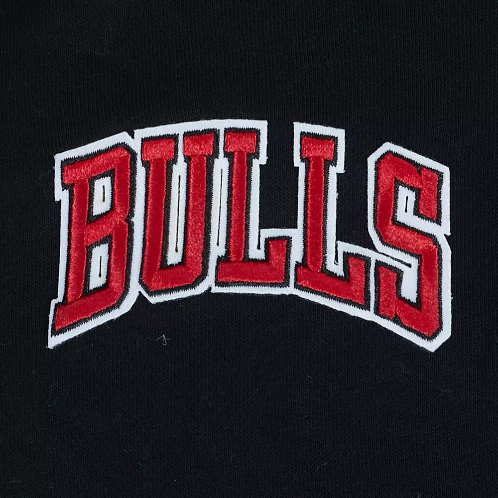 Pro Standard Chicago Bulls Big Boys Splatter Fleece Pullover Hoodie - Black - BLACK