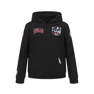 Pro Standard Chicago Bulls Big Boys Splatter Fleece Pullover Hoodie-Black