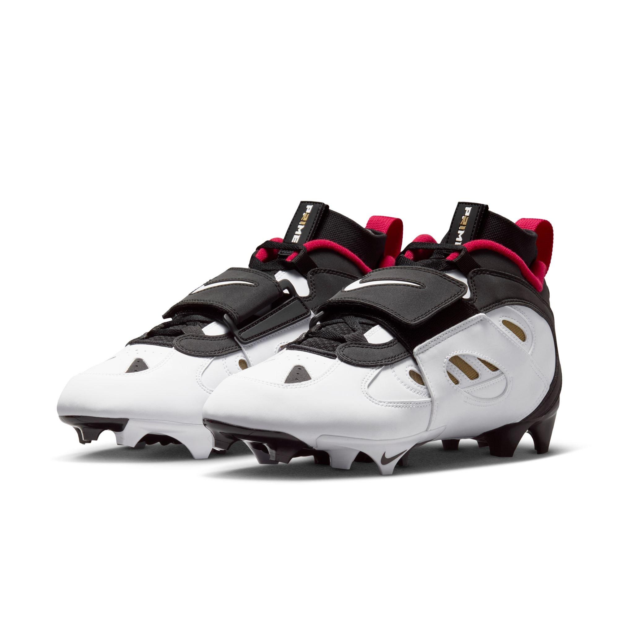 Nike Diamond Turf 2 "49ers" Men's Football Cleat - BLACK/WHITE/PRIME RED/METALLIC GOLD Thumbnail View 6