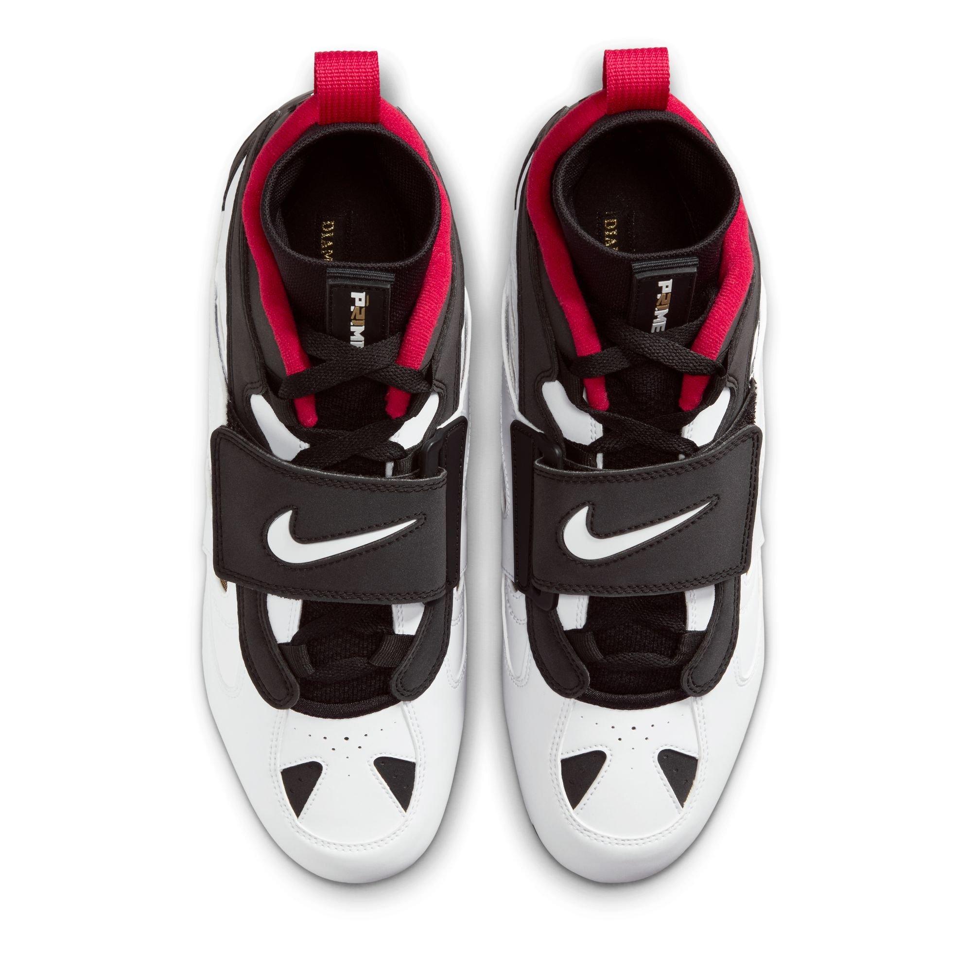 Nike Diamond Turf 2 "49ers" Men's Football Cleat - BLACK/WHITE/PRIME RED/METALLIC GOLD Thumbnail View 7