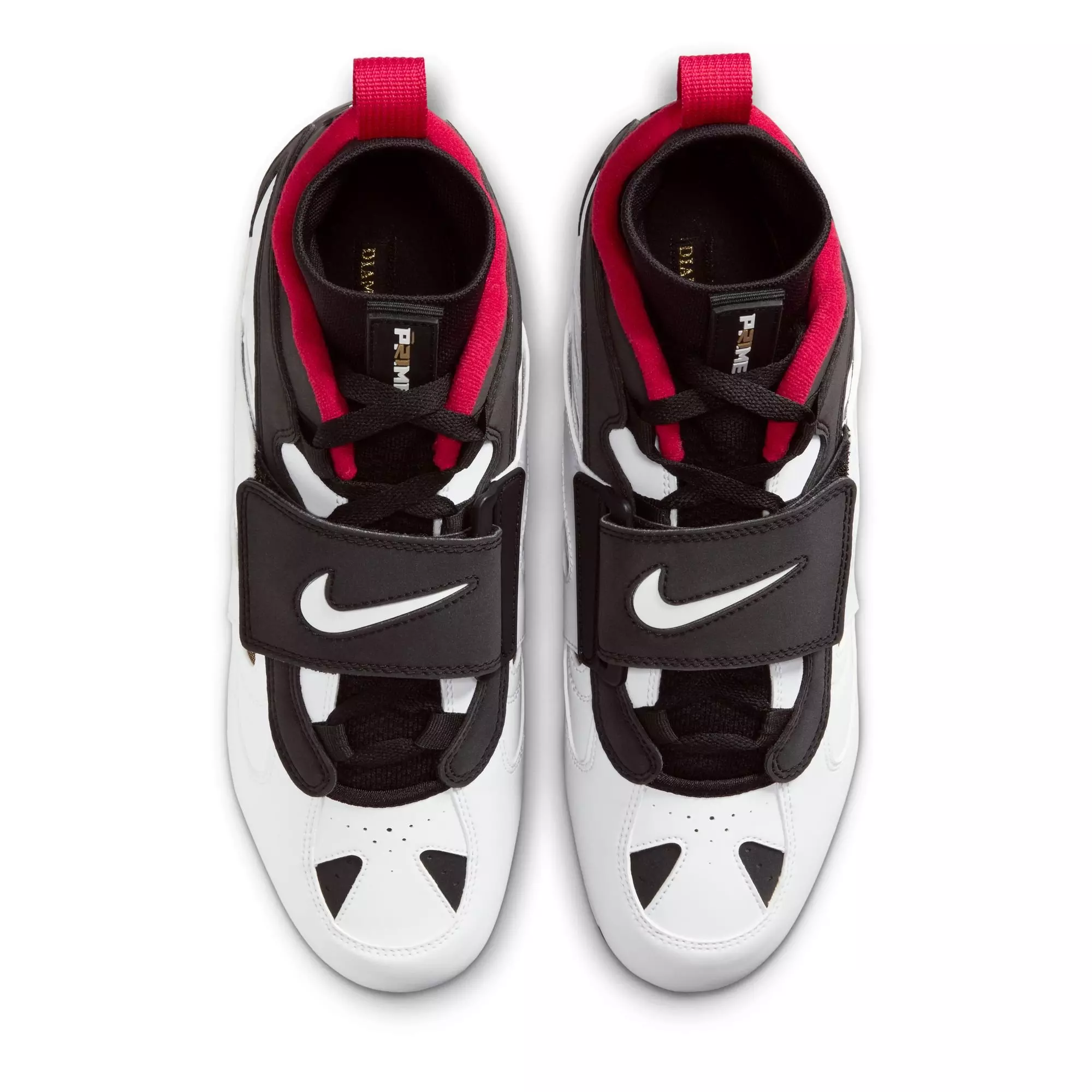 Nike Diamond Turf 2 "49ers" Men's Football Cleat - BLACK/WHITE/PRIME RED/METALLIC GOLD