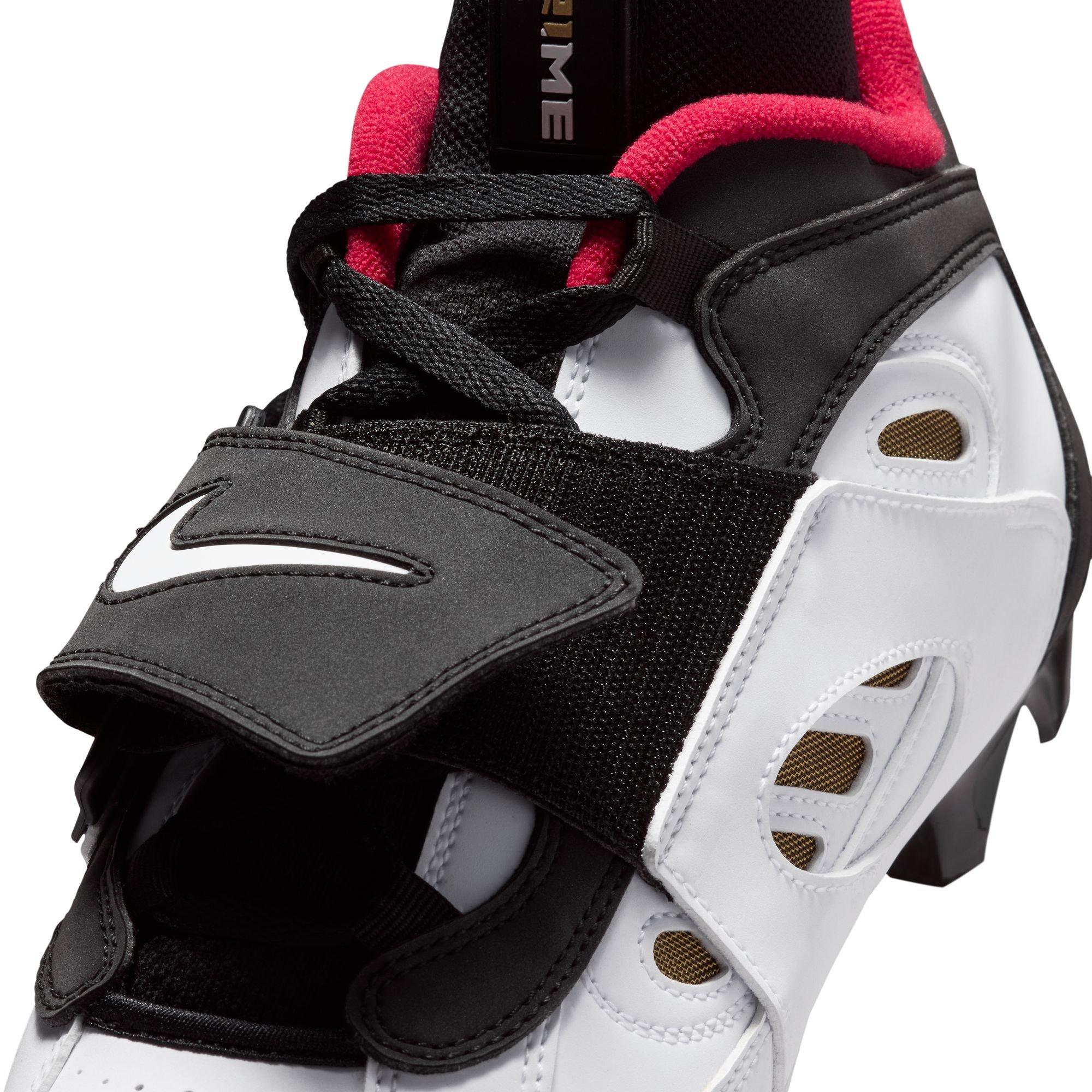 Nike Diamond Turf 2 "49ers" Men's Football Cleat - BLACK/WHITE/PRIME RED/METALLIC GOLD Thumbnail View 11