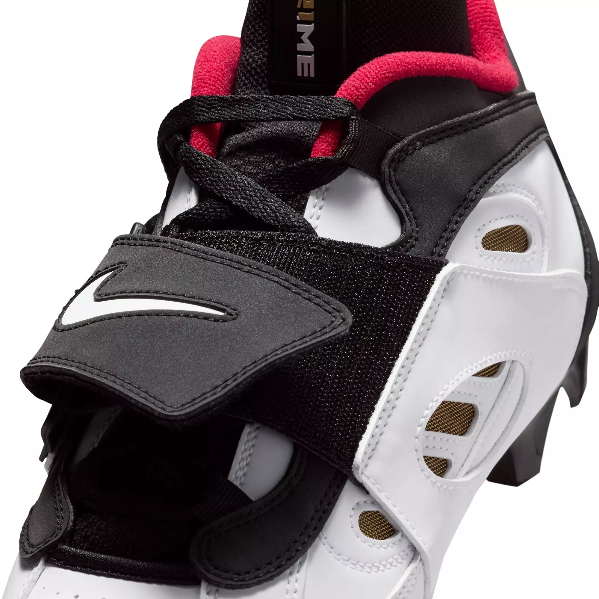 Nike Diamond Turf 2 "49ers" Men's Football Cleat - BLACK/WHITE/PRIME RED/METALLIC GOLD
