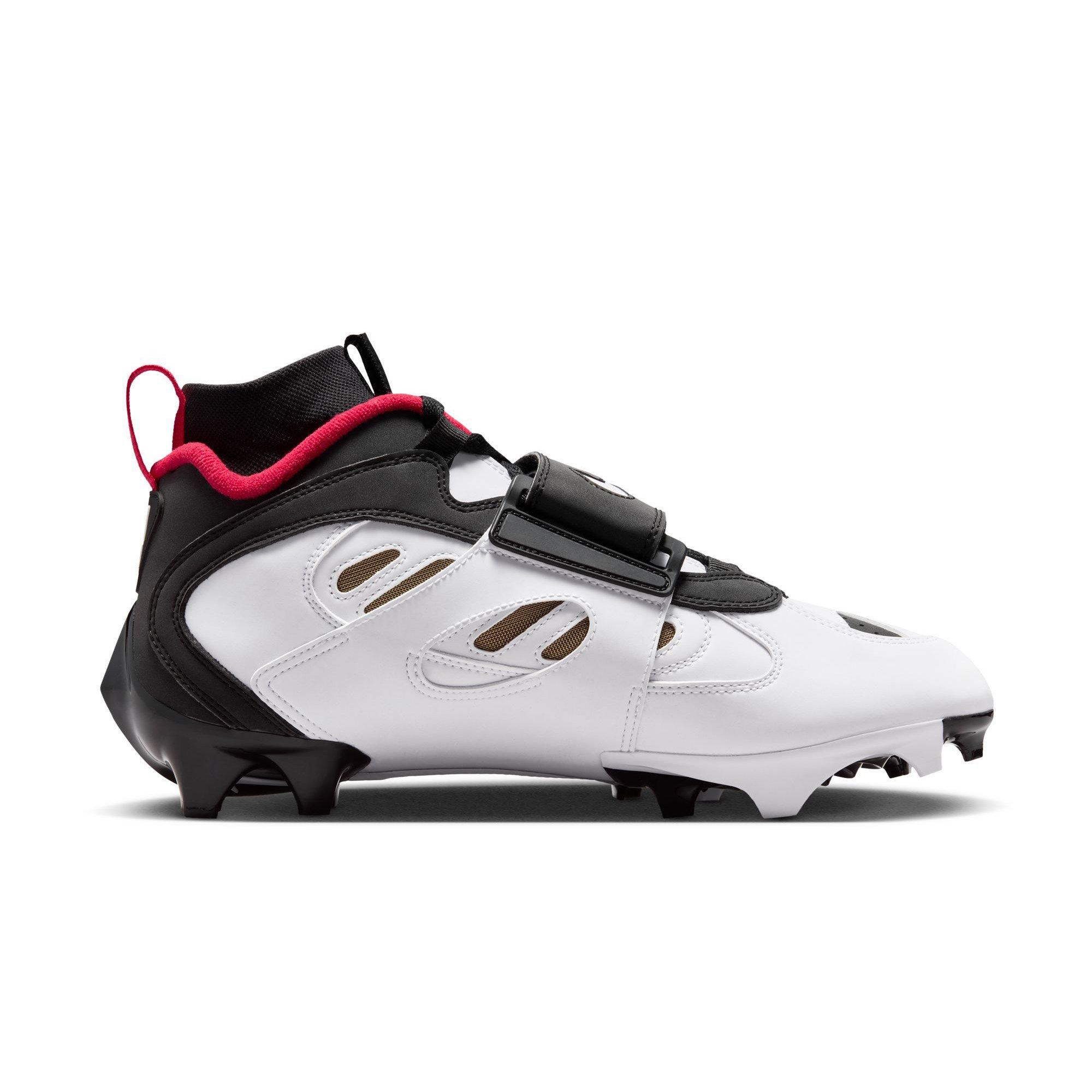 Nike Diamond Turf 2 "49ers" Men's Football Cleat - BLACK/WHITE/PRIME RED/METALLIC GOLD Thumbnail View 3