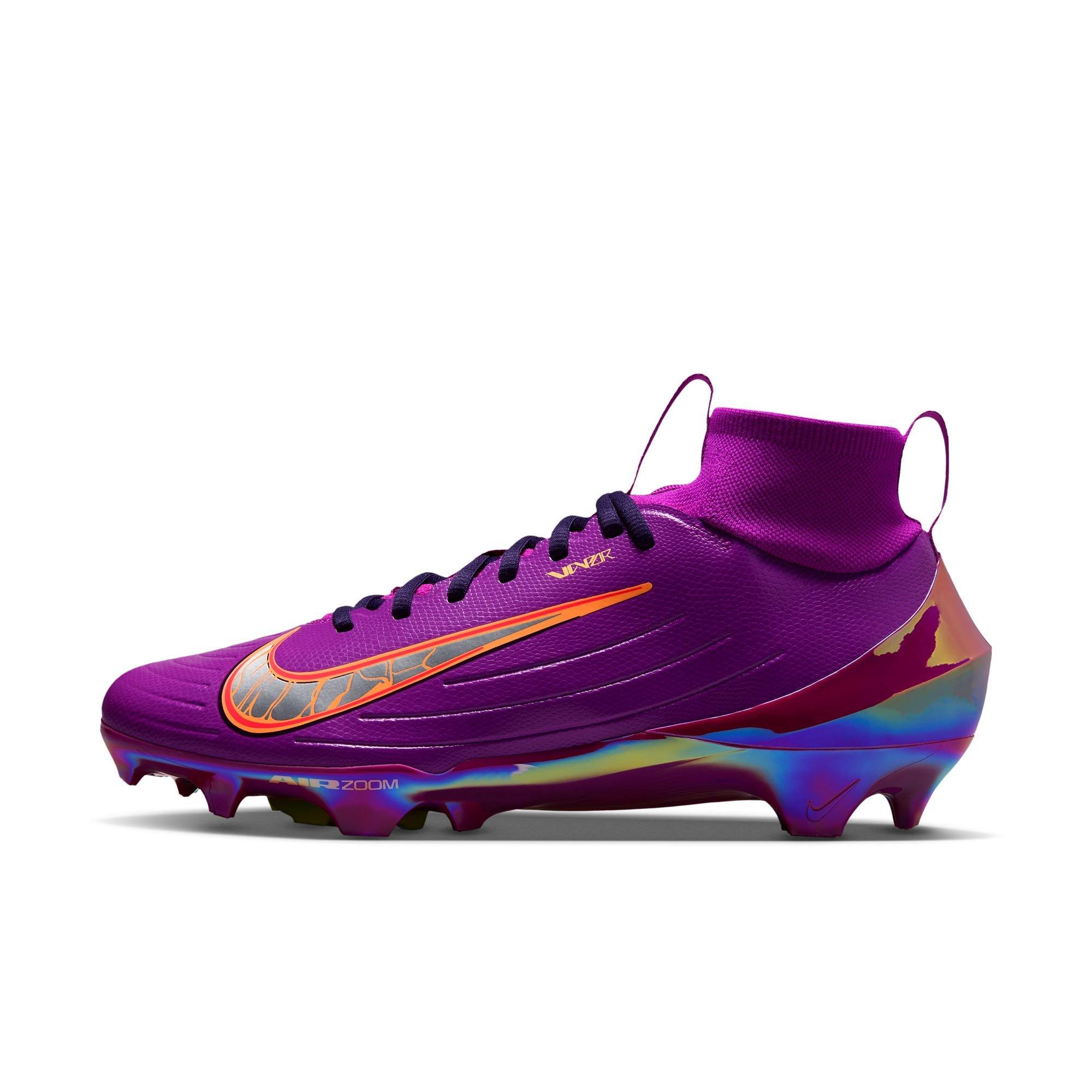 Nike Vapor Pro "CeeDee Lamb" Men's Football Cleat - VIVID PURPLE/METALLIC SILVER