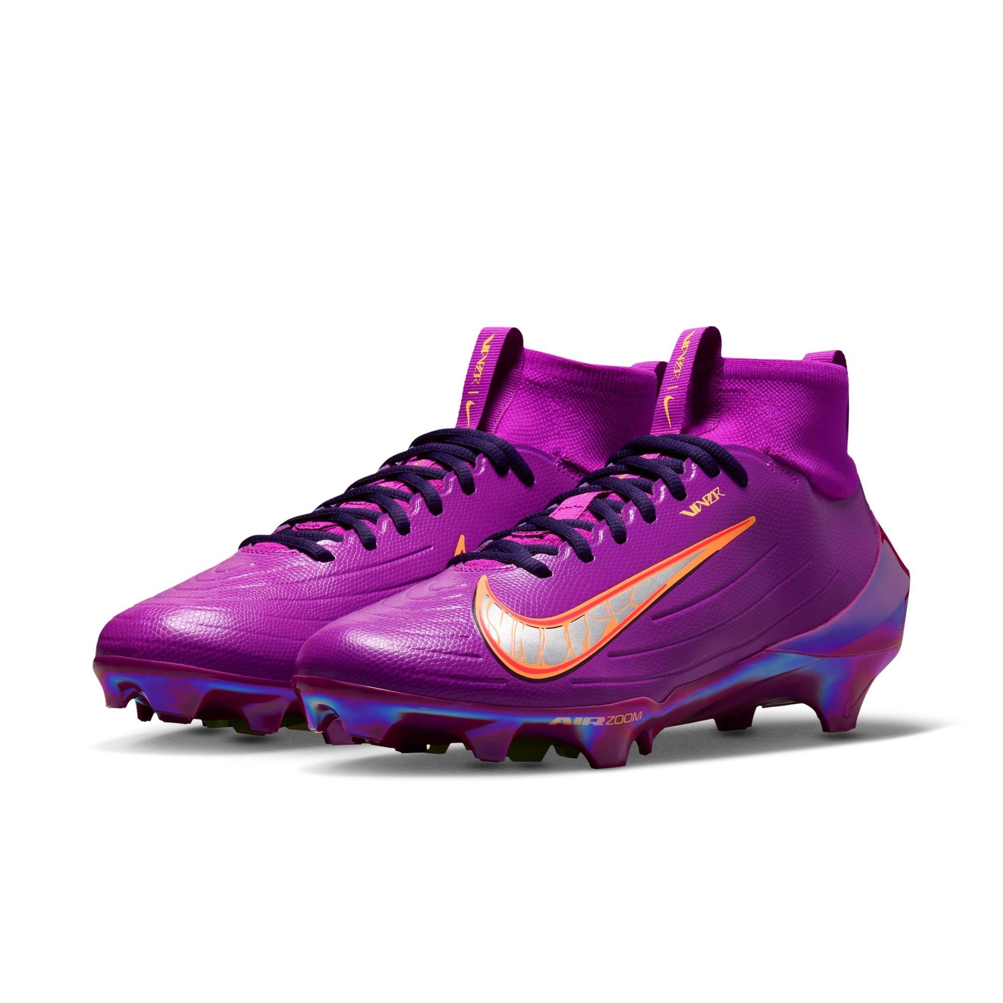Nike Vapor Pro "CeeDee Lamb" Men's Football Cleat - VIVID PURPLE/METALLIC SILVER