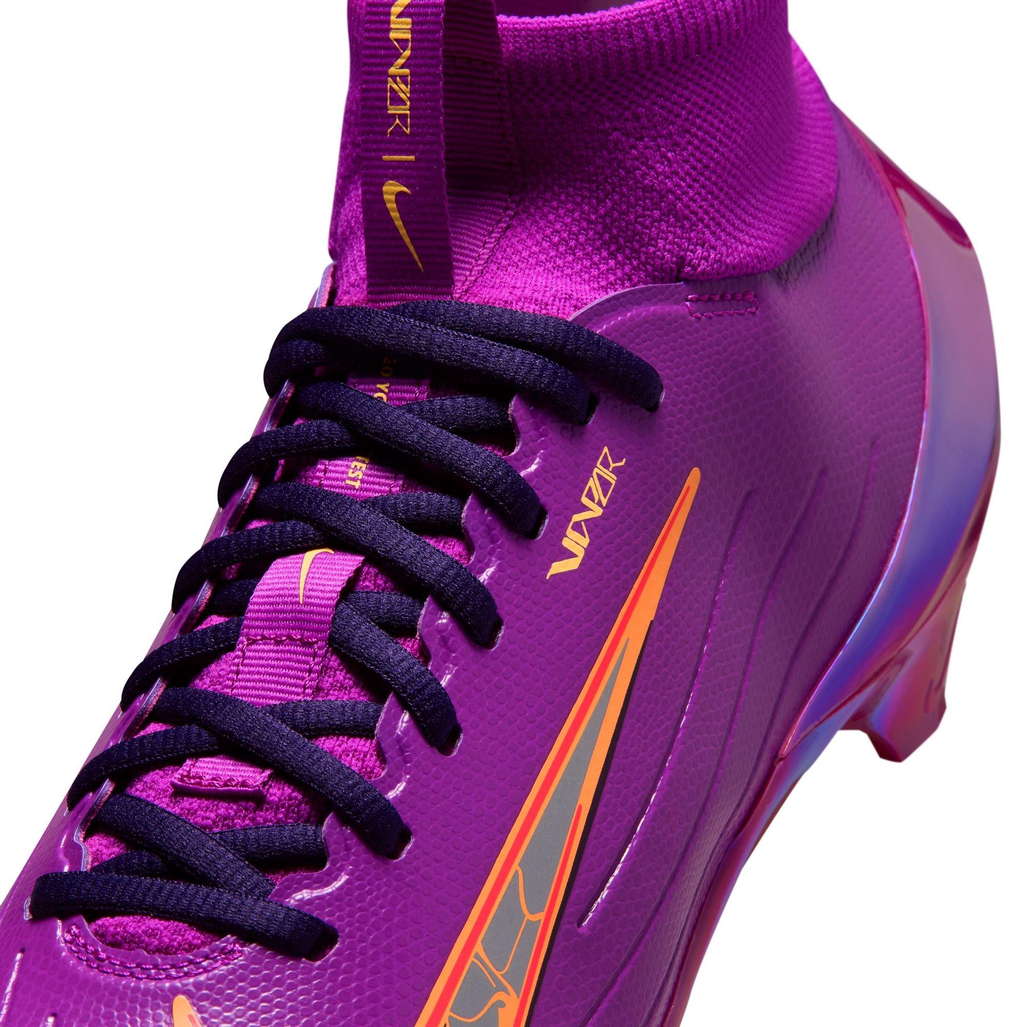 Nike Vapor Pro "CeeDee Lamb" Men's Football Cleat - VIVID PURPLE/METALLIC SILVER