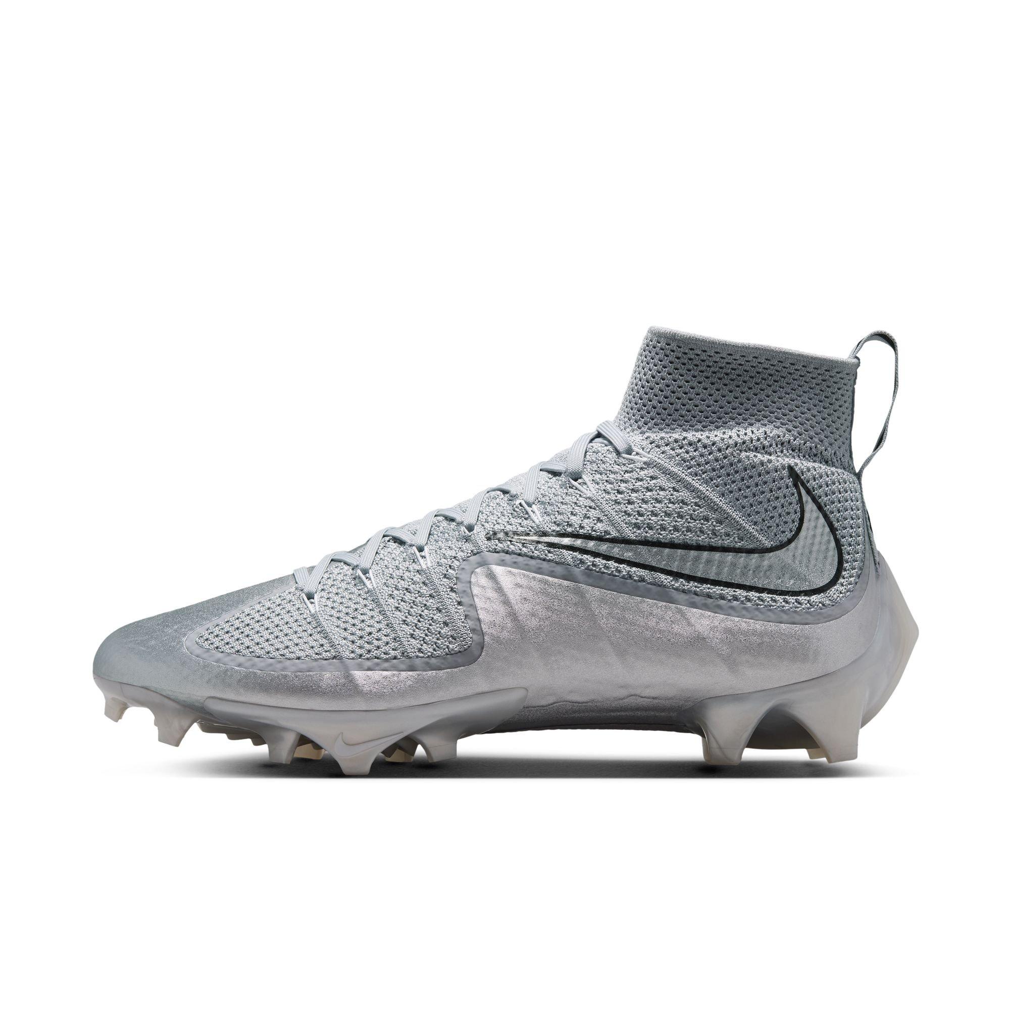 Nike Vapor Edge 360 Untouchable "Metallic Silver" Men's Football Cleat - WOLF GREY/BLACK/METALLIC SILVER Thumbnail View 4