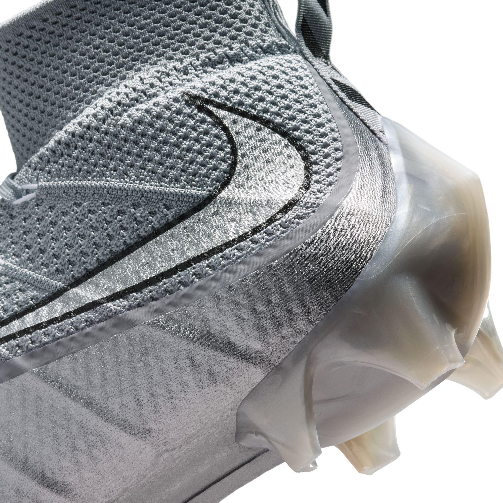 Nike Vapor Edge 360 Untouchable "Metallic Silver" Men's Football Cleat - WOLF GREY/BLACK/METALLIC SILVER Thumbnail View 13